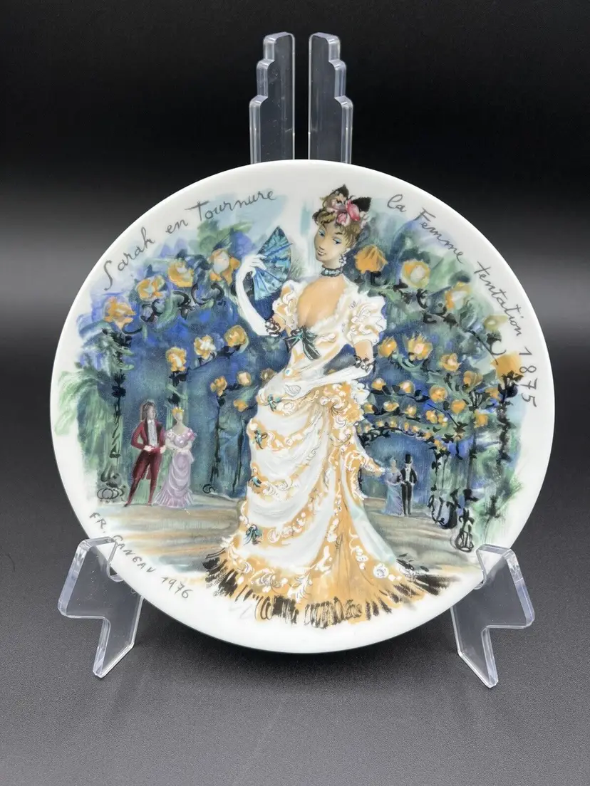 Limoges Henri D' Arceau Les Femmes Du Siecle Women of The Century AP 483 Sarah