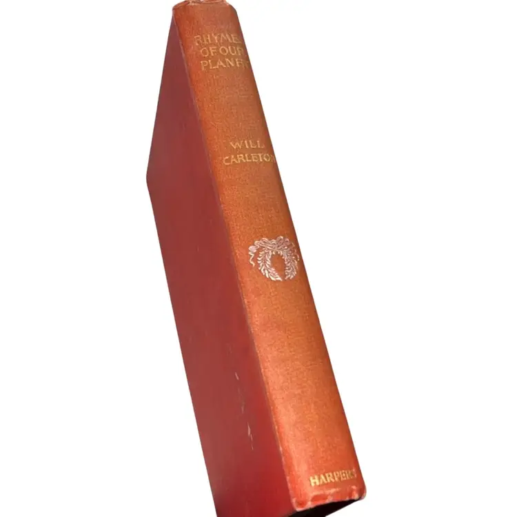 1895 Poetry Book Rhymes Of Our Planet