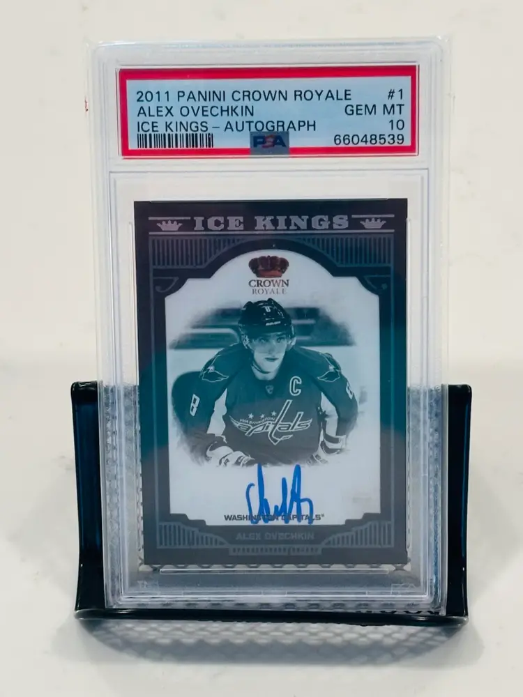 2011 Alex Ovechkin Ice Auto /99 PSA 10 Capitals