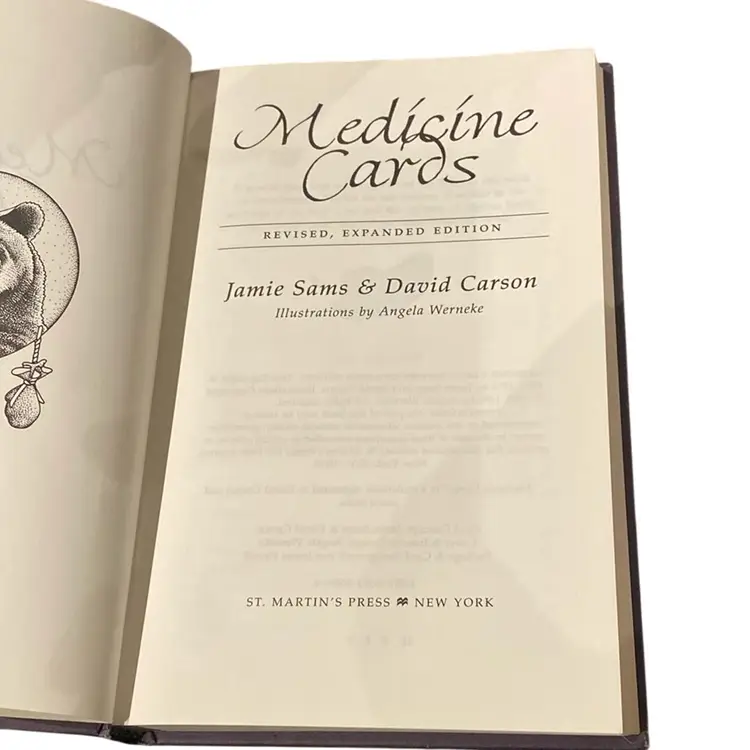 Medicine Cards- Animal Medicine Jamie Sams & David Carson ~ Book Only