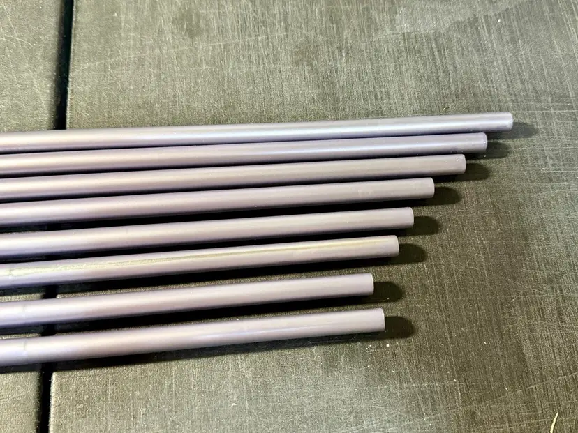 KBS Flighted X-Flex Gun Metal Grey Steel Iron Shaft Pack .370 Preown Very good