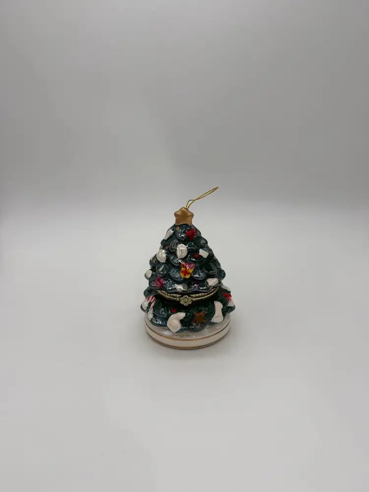Mr. Christmas “O’ Christmas Tree” 2012 Hinged Musical Ornament Figurine New