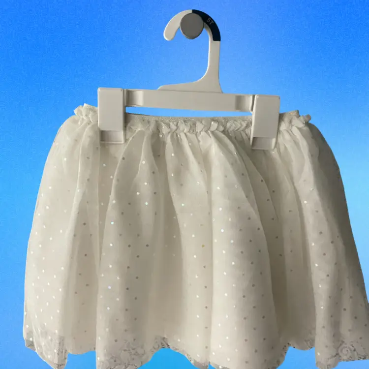 6 Pack Cat & Jack 5T White Tulle Skirt