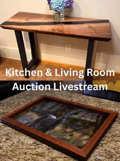 April 12 Livestream: Kitchen & Living Room Auction