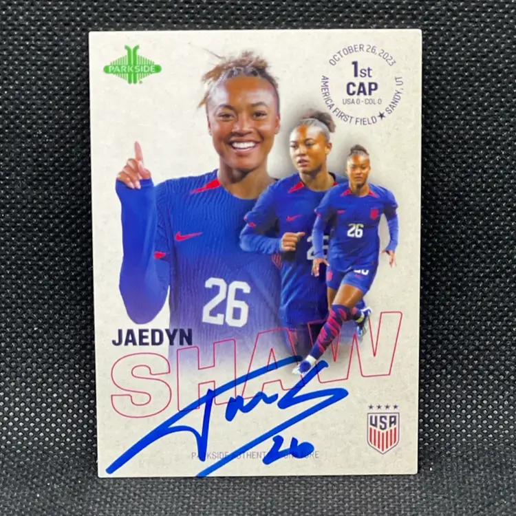 Jaedyn Shaw 2023 Parkside ReCap autograph 362/374 Soccer Card
