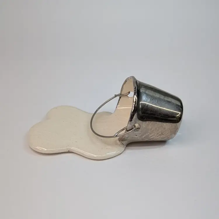 Vintage Hagen Renaker Spilled Milk Miniature Figure Style A-239 Trinket