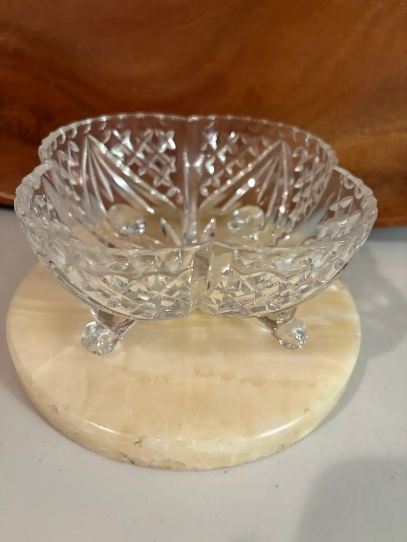 FERNER CUT PRESSED GLASS BOWL
