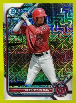 2022 Bowman Denzer Guzman Chrome Mega Box Mojo Refractor #BCP-138 1st Prospect - 2022 Bowman Denzer Guzman Chrome Mega Box Mojo Refractor #BCP-138 1st Prospect