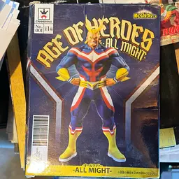 Selects #1 - Age Of Heroes All Might Banpresto Figure Stand
