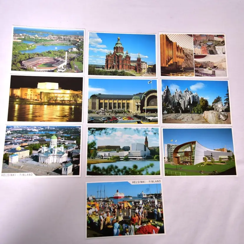 Lot of 10 Postcards From Finland