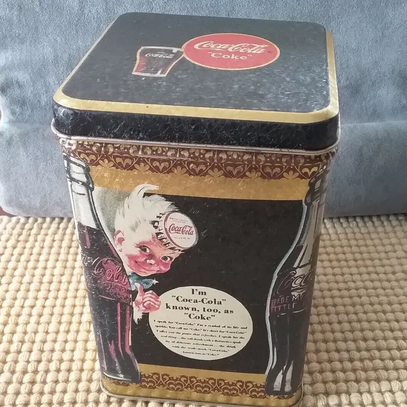 3 Vintage Coca Cola tins