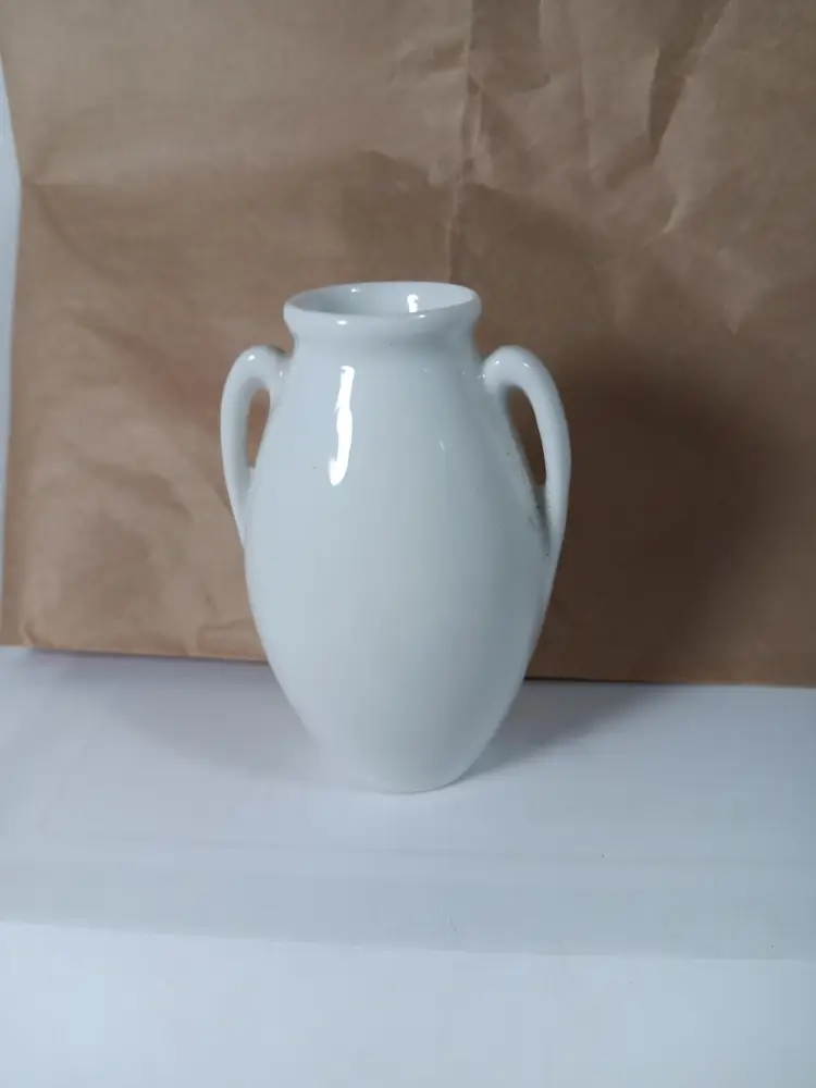 Classic White Ceramic Vase
