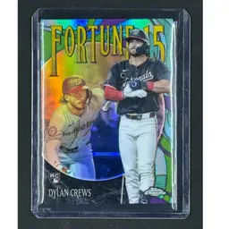 2025 Topps Chrome #F15-11 Dylan Crews Fortune 15 Washington Nationals
