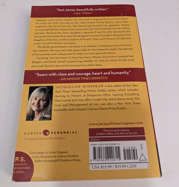 Journey To Munich: A Maisie Dobbs Novel - Jacqueline Winspear (Hardcover)