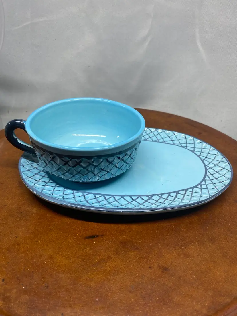 Cup And Snack Tray Made In Italy