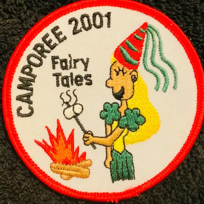 Vintage Scouting Fun Patch: Fairy Tales Camporee 2001