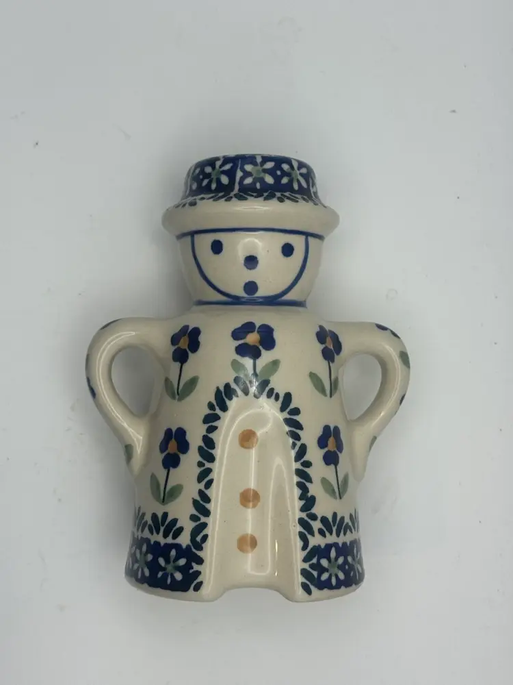 Polish Pottery Pepper Shaker 5.5”