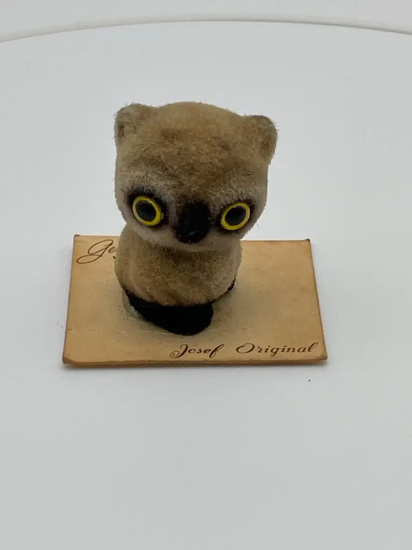 Vintage Josef Original George Good Collection Miniature Owl 