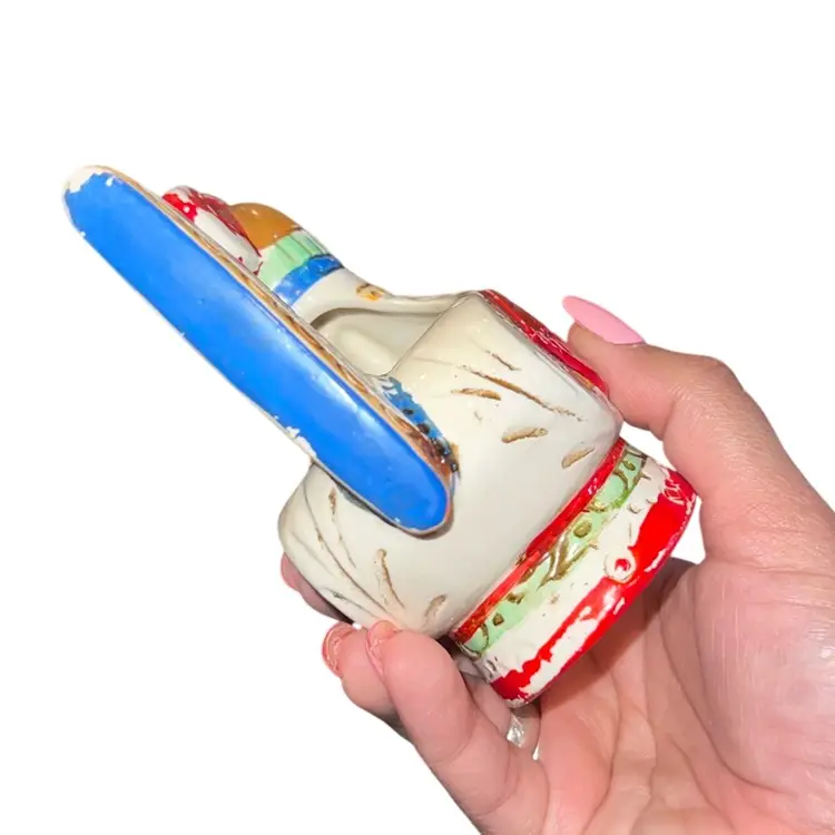 Lego Japan Ceramic Cold-painted Rooster Planter