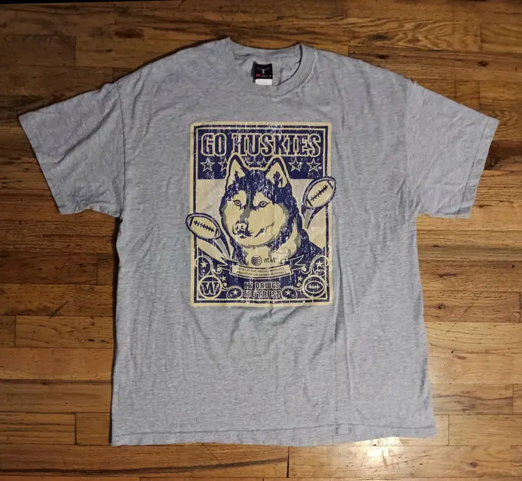 Washington Huskies AT&T t-shirt In Dawgs We Trust college football basketball