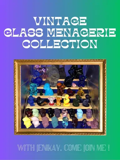 Vintage Glass Menagerie With Jenikay