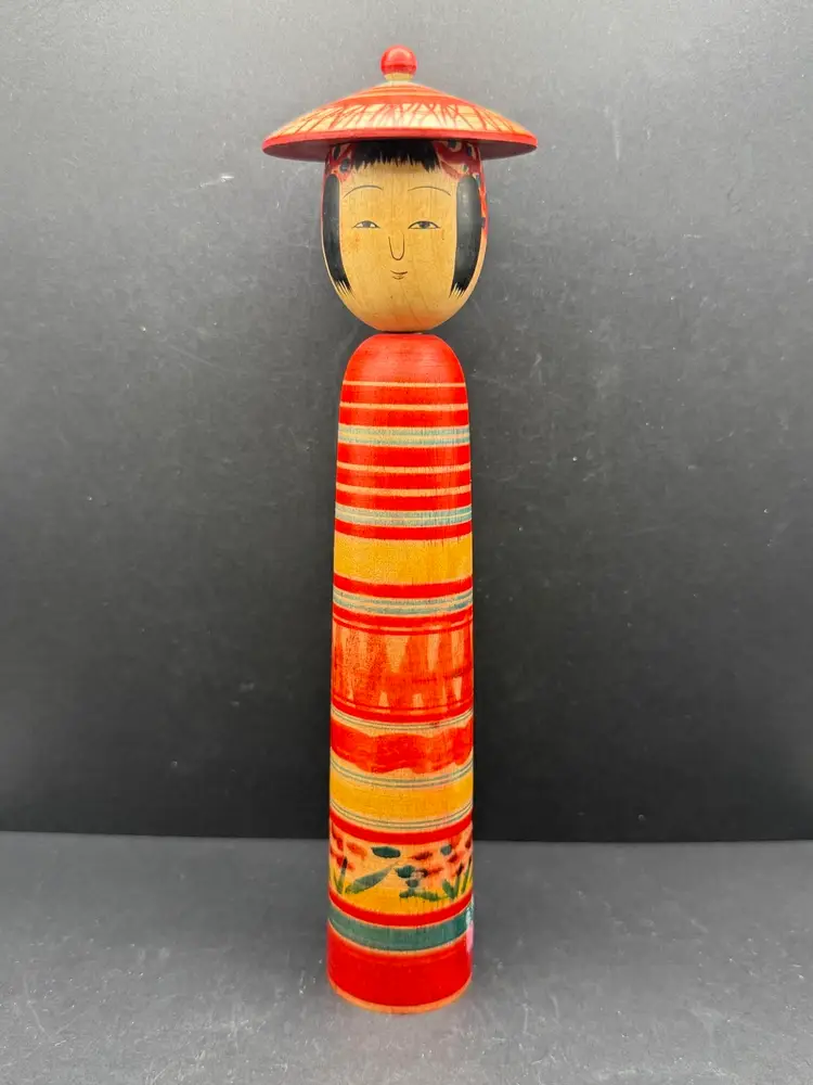 Kokeshi Doll Tsuchiyu 9”