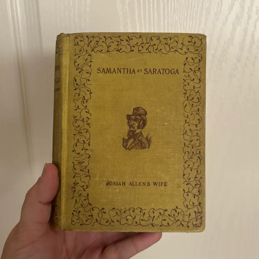 🐇Antique 1896 Samantha at Saratoga Small Book