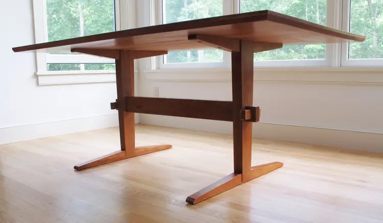 TRESTLE LEG DINING ROOM TABLE