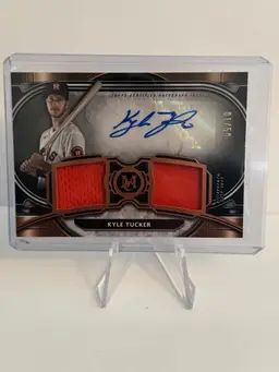 Kyle Tucker 2021 Topps Museum Dual Patch Auto #1/50