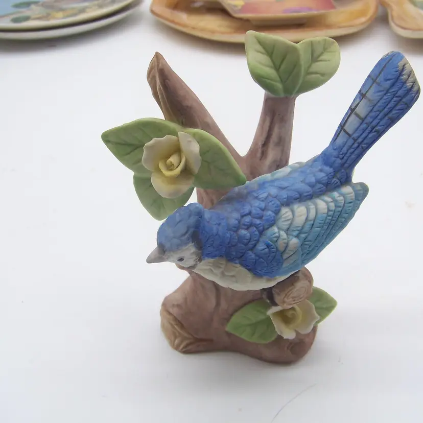 Vintage UCGC Blue Jay Porcelain Figurine