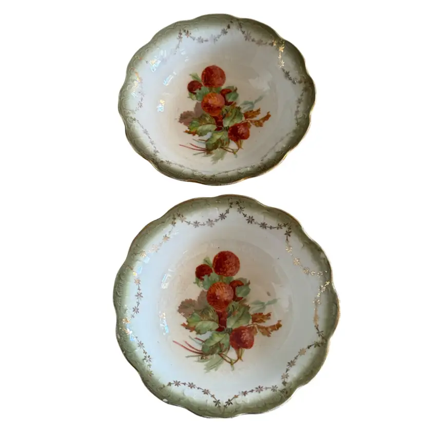 Antique Set Of Berry Bowls