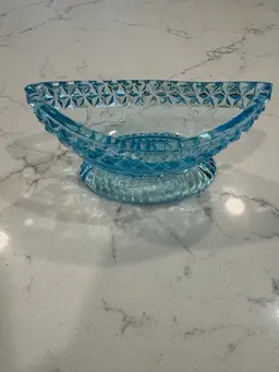 EAPG Blue Salt Dish