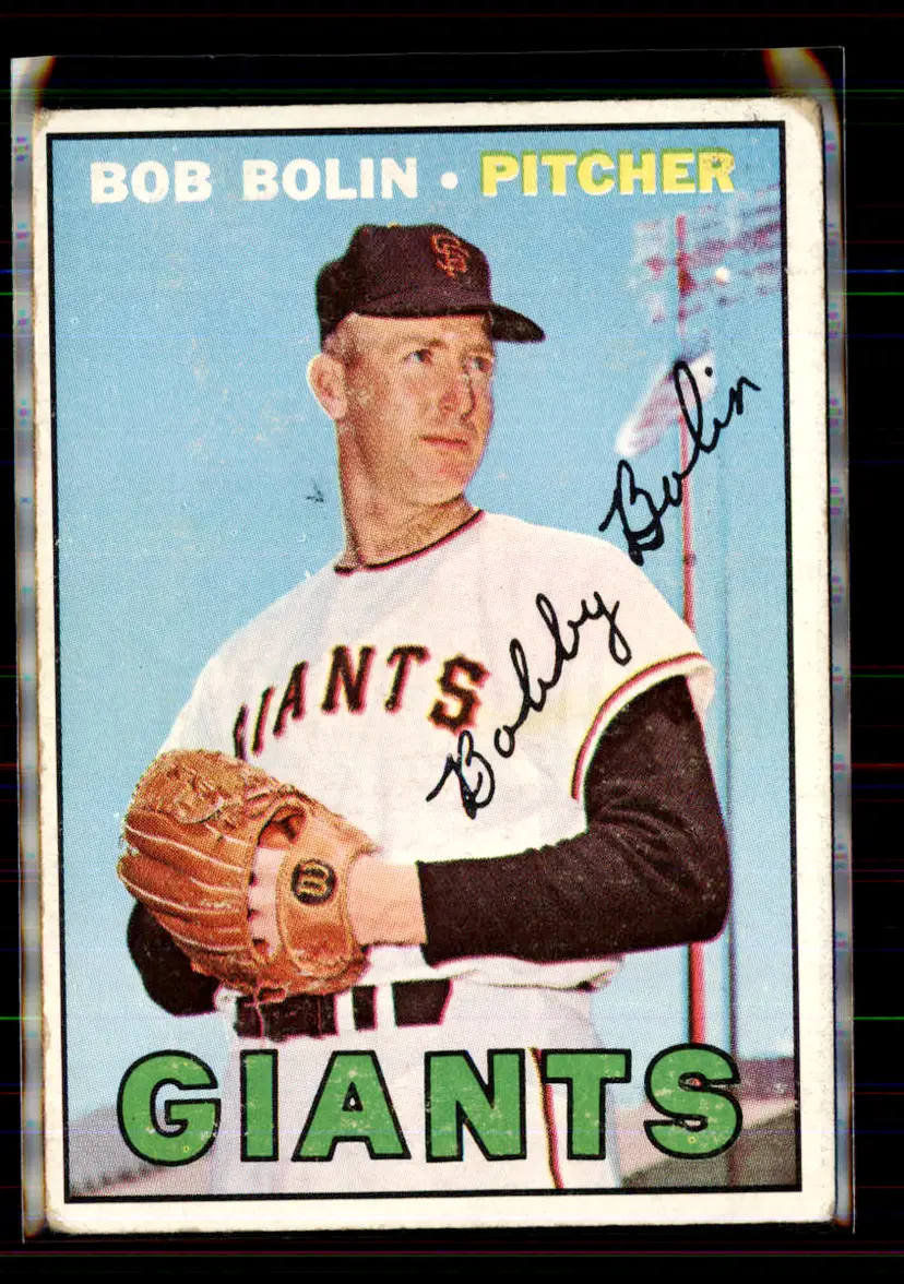 Bob Bolin 1967 Topps #252 - (144) - San Francisco Giants