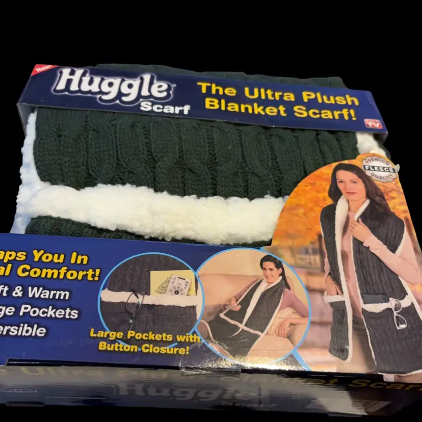 Msrp $12.99 – HUGGLE Scarf, The Ultra Plush Blanket Scarf One Size Fits All