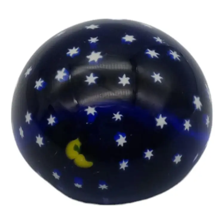 Antica Murrina Veneziana Handmade Murano Glass Paperweight La Notte ( The Night)