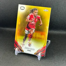 Jessica Silva 26/50 - 2023/24 Topps Chrome Gold UEFA Benfica