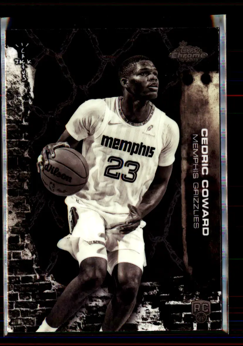Cedric Coward 2025-26 Topps Chrome Cactus Jack #71 - (139) - Memphis Grizzlies
