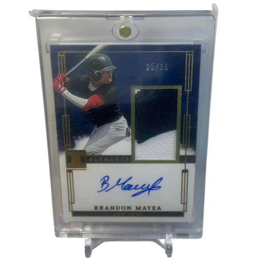 Brandon Mayea 2024 Impeccable Elegance Patch Auto /10 New York Yankees