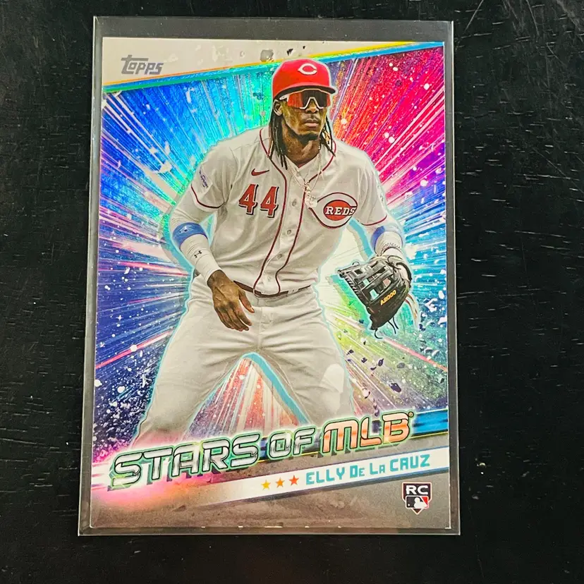 Elly De La Cruz RC Stars of MLB Topps Baseball Card Cincinnati Reds