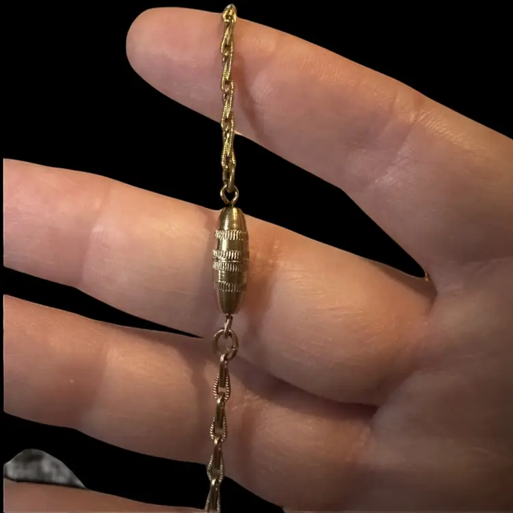 Vintage Estate High End Cloisonné Necklace/Pendant With Asian Scene