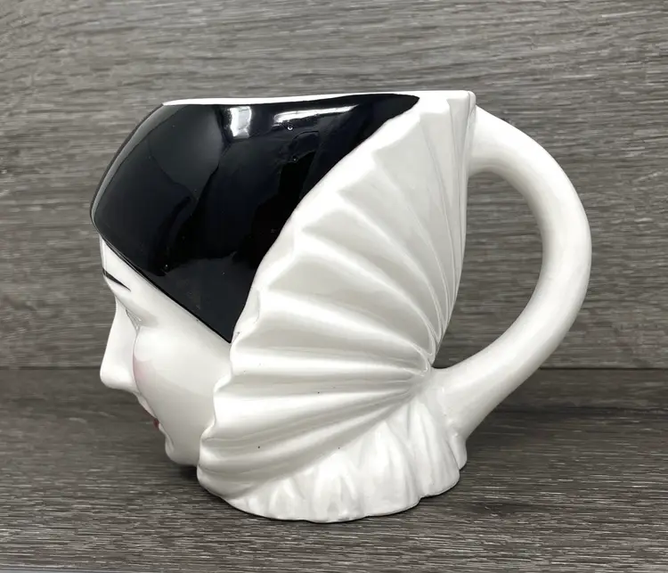 Vintage Tastesetter Sigma Figural Pierrot Ceramic Mug 1980s Mime Mug