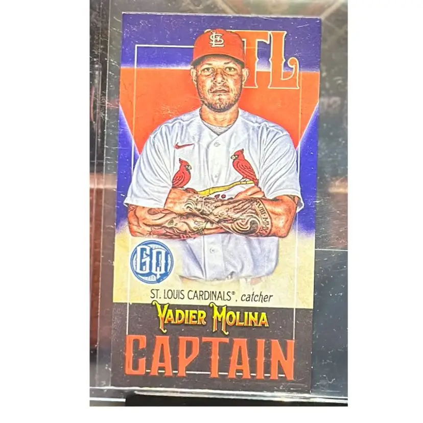 Yadier Molina St. Louis Cardinals 2021 Topps Gypsy Queen Captains Minis Indigo #/250