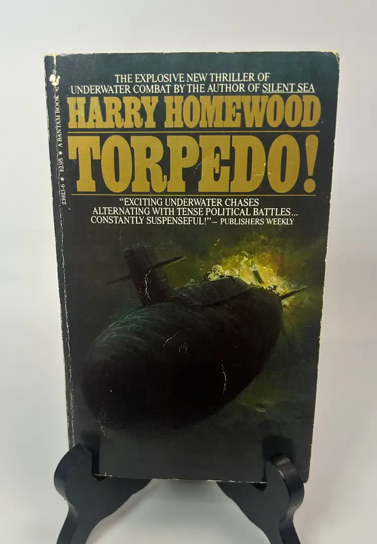 Vintage 'Torpedo!' Harry Homewood Paperback Book 1984 Bantam