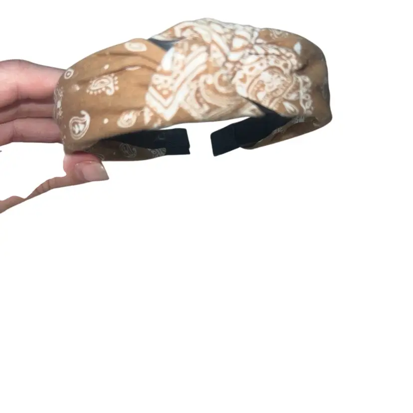 Khaki Color Handkerchief Head Band