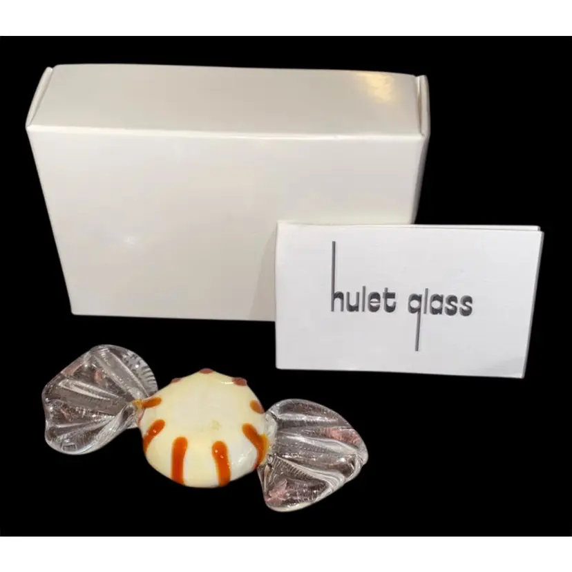 #06- Vintage 1980's /90's Dinah Hulet Art Glass Candy  As Pictured