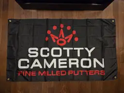 Scotty Cameron "Fine Milled Putters" banner