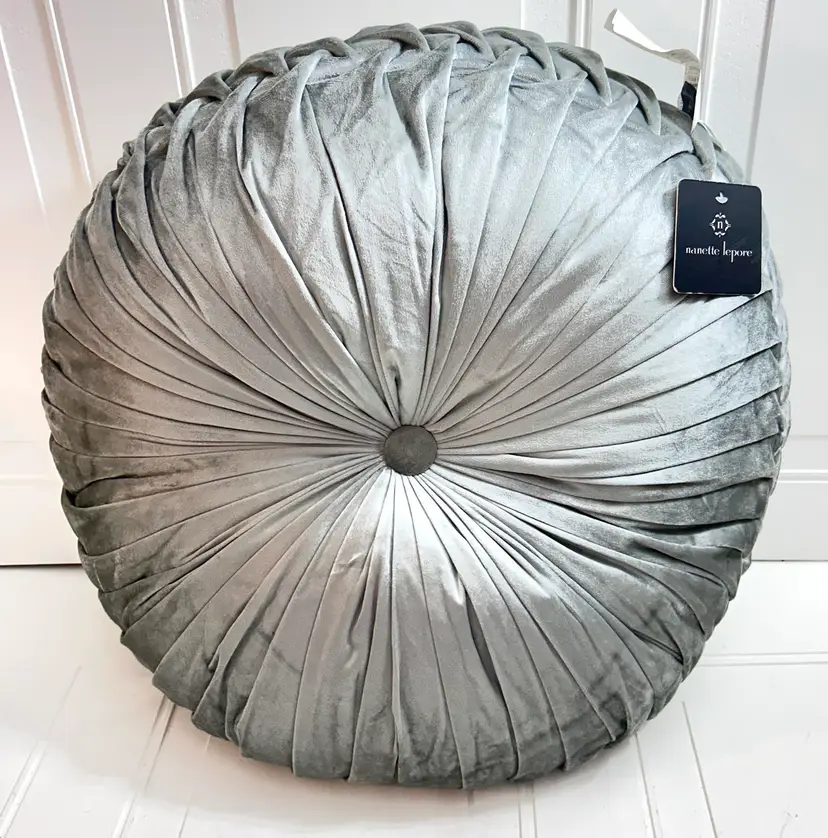 Vintage Large Regency Gray Cushion