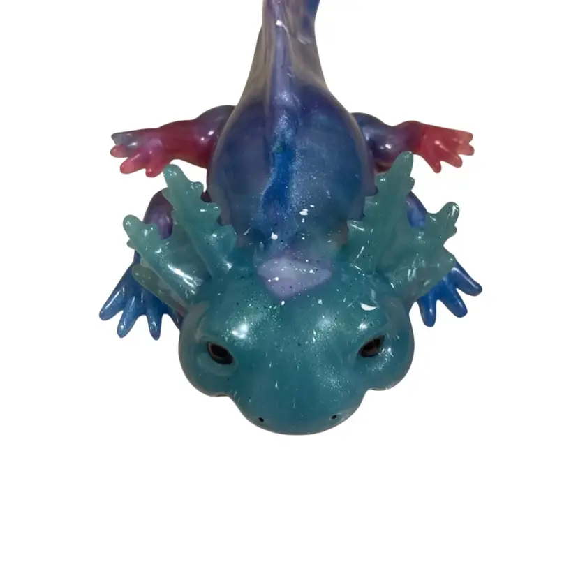 Handmade Galaxy Axolotl Figures Paperweight Decoration