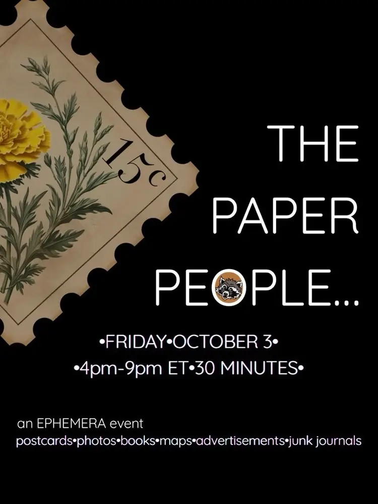 The Paper People Train W/ Rose Cove Vintage!