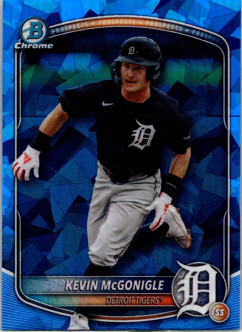 2025 Bowman Draft Sapphire Kevin McGonigle #BDC-59 Chrome Tigers